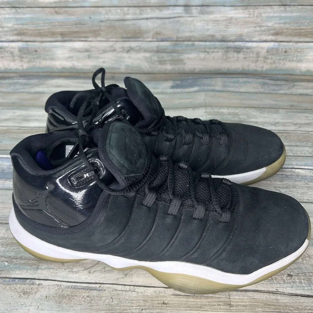 Nike Mens Air Jordan Superfly 2017 Sneakers Leather‎ Size US 11 Black